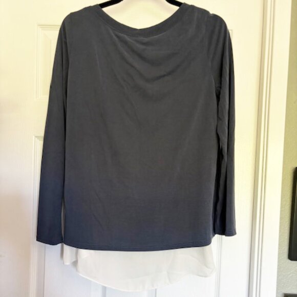DESIGN LAB - High Low Layered Top - Size Medium - Picture 4 of 7